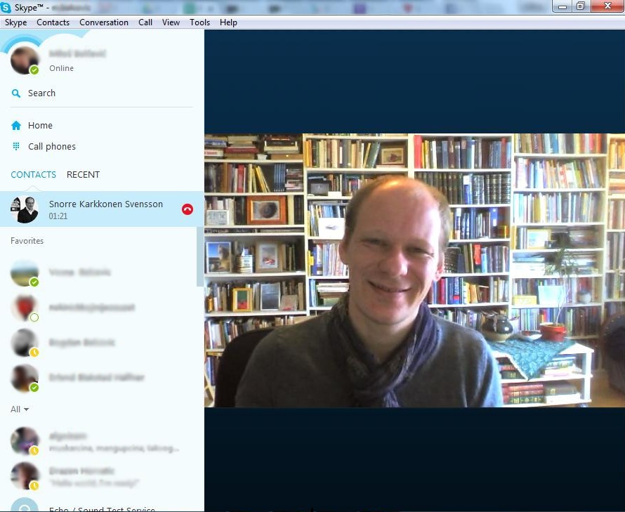 Norsk uttale undervisning på Skype